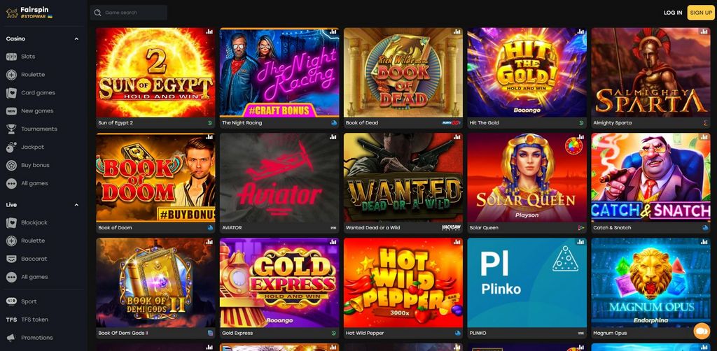 FairSpin Online casino 2026